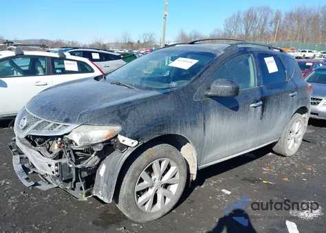 2011 Nissan Murano Sv z USA, uszkodzony, nr VIN JN8AZ1MW7BW183836